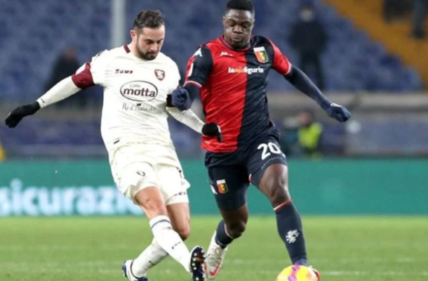 VIDEO: Watch Caleb Ekuban's goal for Genoa against Salernitana