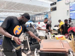 PHOTOS: Black Stars depart for Doha-Qatar for pre-AFCON camping
