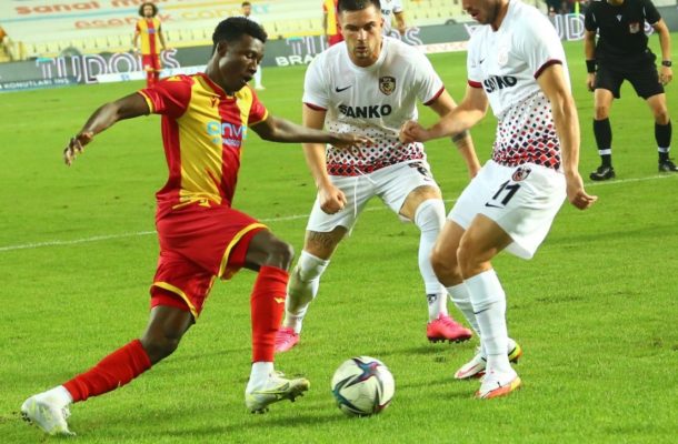 Ghanaian youngster Haqi Osman scores for Yeni Malatyaspor in Cup win