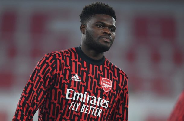 VIDEO: Ghana's Thomas Partey spotted at Arsenal training for the first time since rape allegation