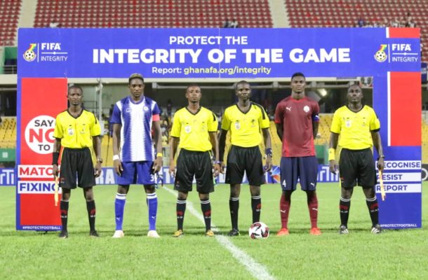 Match officials for Ghana Premier League matchweek 8 revealed
