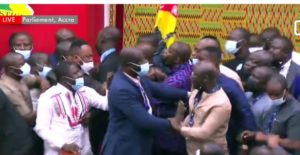 VIDEO: Fisticuffs in Parliament over E-levy