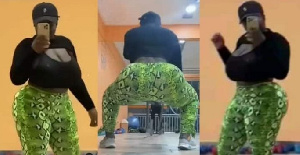 Maame Serwaa’s raunchy workout video sets tongues wagging