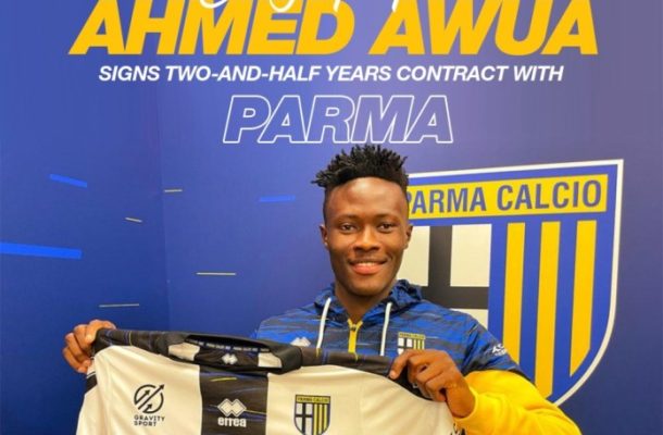 Ghanaian youngster Ahmed Awua excited with first professional contract for Parma