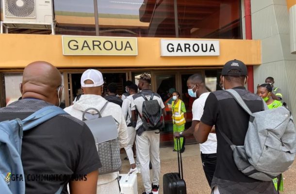 Black Stars arrive in Garoua for Comoros test on Tuesday