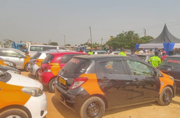 Suhum MP Kwadwo Asante donates 36 taxi cabs to drivers