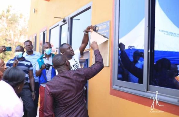 John Kumah commissions ultra-modern toilet facilities, boreholes for his constituents