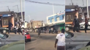 VIDEO: Violent clashes erupts in Nima between two gangs