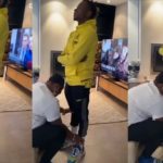 VIDEO: Samuel Chukwueze's mum prays for him ahead of AFCON 2021