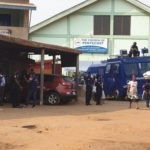Heavy security at Ashaiman Court for Oliver Barker's reappearance