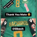 Comoros' Fouad Bachirou gifts teammate Ernest Asante his AFCON jersey vs Ghana