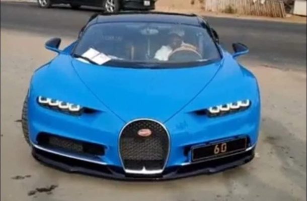 VIDEO: Osei Kwame Despite displays $3million worth Bugatti Chiron sports car