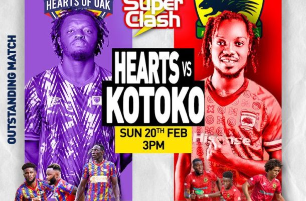 LIVE UPDATES: Hearts vs Kotoko [Ghana Premier League]