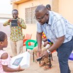 Asenso-Boakye visits 8-yr old girl in viral video chastising him, Nana Addo, after campaigning for them in 2020