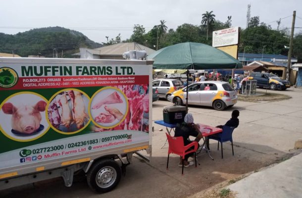 Muffin Farms begins mobile sales in Obuasi