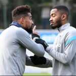 KP Boateng in feisty exchanges with Hertha Berlin teammate at training grounds