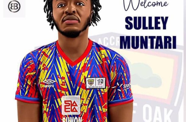 OFFICIAL: Hearts signs former Ghana star Sulley Muntari