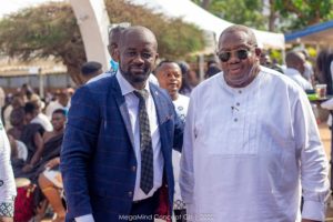 PHOTOS: Sports Minister Mustapha Ussif, Asamoah Gyan, football family show love to GFA boss Okraku at father’s funeral