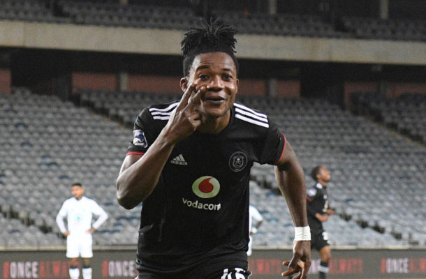CAF CC: Kwame Peprah scores, provides assist for Orlando Pirates in win over Royal Leopards