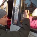 Ukrainian father saying goodbye to daughter will break your heart
