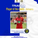 Lethal Kotoko striker Frank Mbella Etouga named NASCO player of the month January