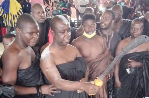 Director of Administration at Bawumia's office installed as chief of Kwahu-Apaaso