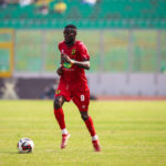 Kotoko's Georges Mfegue on his way to Ismaily SC