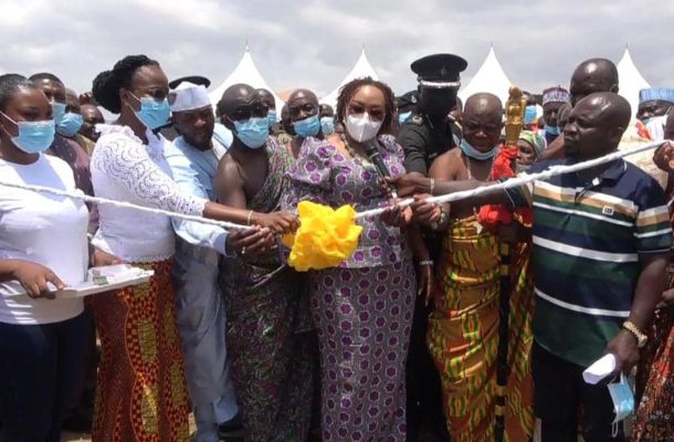 Police cut sod for construction of Central East Regional Command