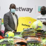 Betway presents training equipment to GFA for Women’s Football Development