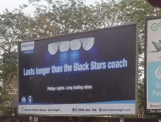 Ghanaians react to 'last longer than Black Stars coach' advert by Philipps