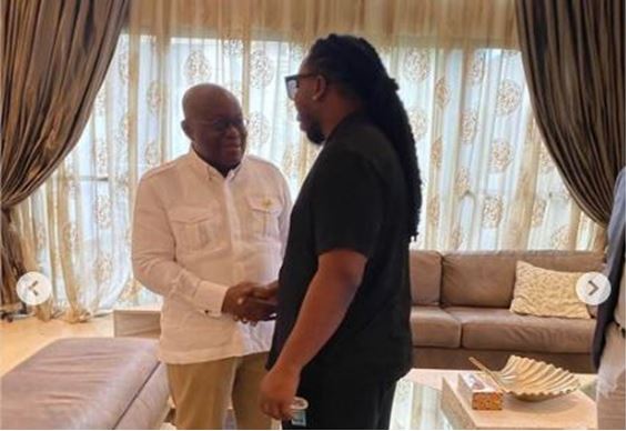 Ayigbe Edem visits President Akufo-Addo