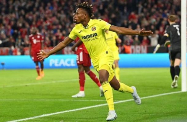 UCL: Nigeria's Samuel Chukwueze helps Villareal knock out Bayern Munich