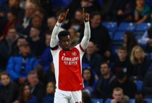 VIDEO: Watch Eddie Nketiah's hattrick against Ipswich Town