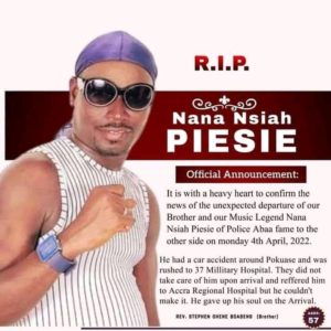 FB IMG 16494314603563198 See Photos Of 5 Ghanaian Celebrities Who Have Died Within the Last 28 Days That Shocked The Country -See Photos
