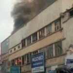 Accra: Fire guts wholesale appliances shop at Opera Square