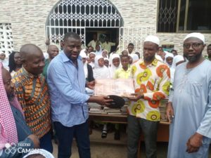 Majority Chief Whip donates computers, books to basic schools in his constituency