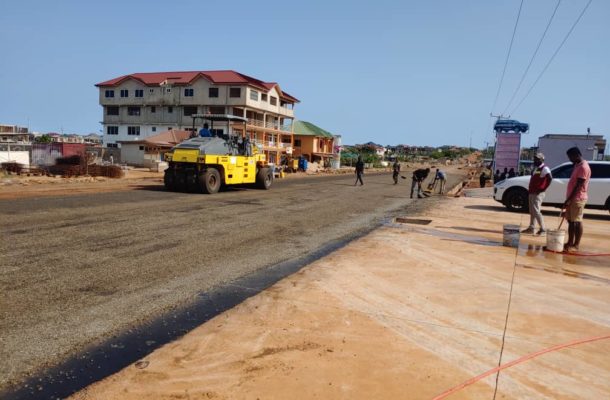 CEO of Willmens Company constructs 1.5 KM road that links Tema Comm. 25 to Afienya