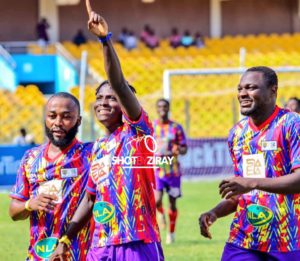 VIDEO: Samuel Inkoom opens his Hearts of Oak account with superb free kick
