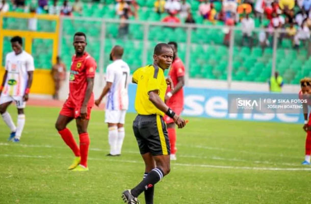 Hearts lodge official complaint against referee Kennedy Padi