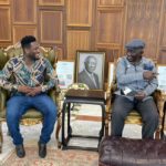Asamoah Gyan meets ex-President John Kufuor ahead of book launch
