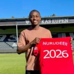Black Stars goalkeeper Manaf Nurudeen signs contract extension with KAS Eupen