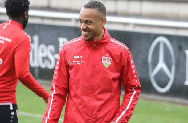 VfB Stuttgart's Nikolas Nartey returns to training after three month injury lay off