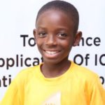 11-year-old girl received the best ICT student Award for Bono East region