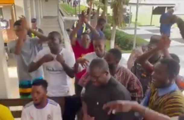 VIDEO: Sam George’s ‘jama video’ with Katanga boys