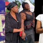 Gloria Sarfo breaks down in tears at mother’s burial service