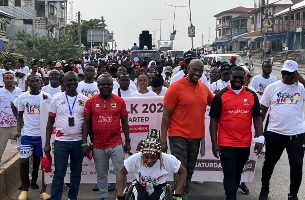PHOTOS: Herbert Mensah leads May 9 disaster remembrance walk in Kumasi