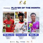 Three players jostle for NASCO Player of the month for March