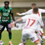 Gideon Mensah scores first career goal for Varbergs BoIS