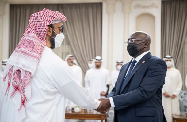 VP Bawumia commiserates with UAE leader in Abu Dhabi