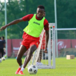 Former Accra Lions defender, Jordan Ayimbila scores for San Antonio FC